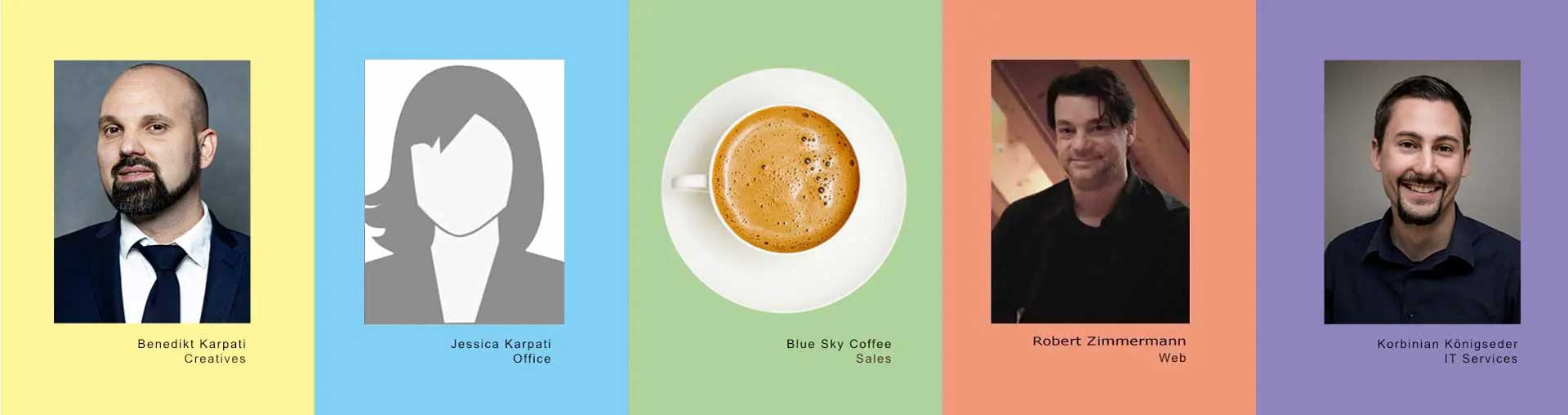 Die Mitarbeiter von Toma Grafik.